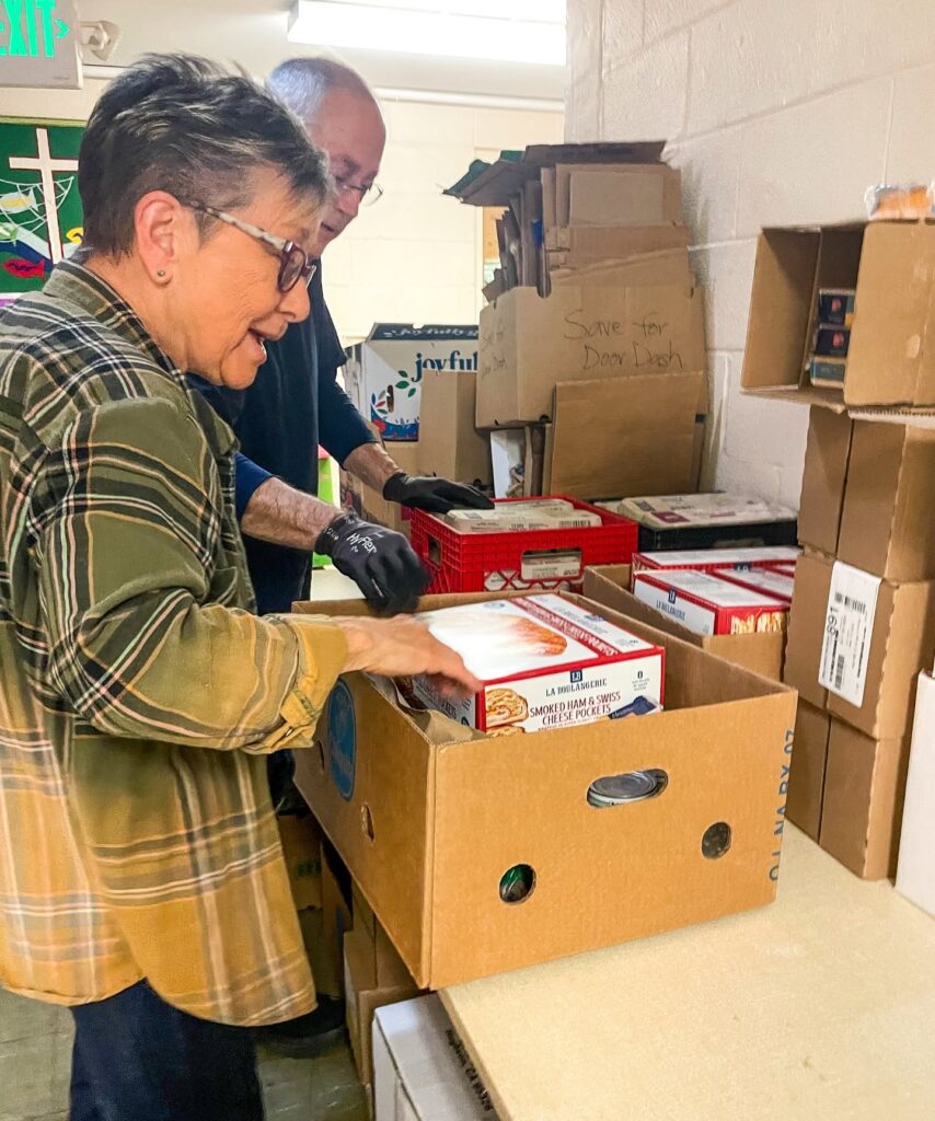 Shelves stocked at Grace's food bank ministry